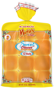 Martin's Sweet Dinner Potato Rolls packaging