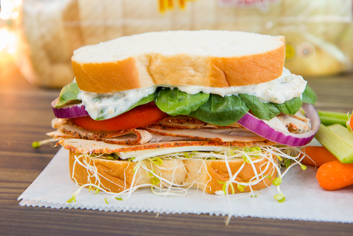 Turkey Veggie Sandwich