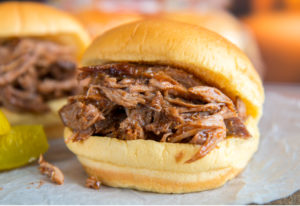 pulled pork sandwich - 1