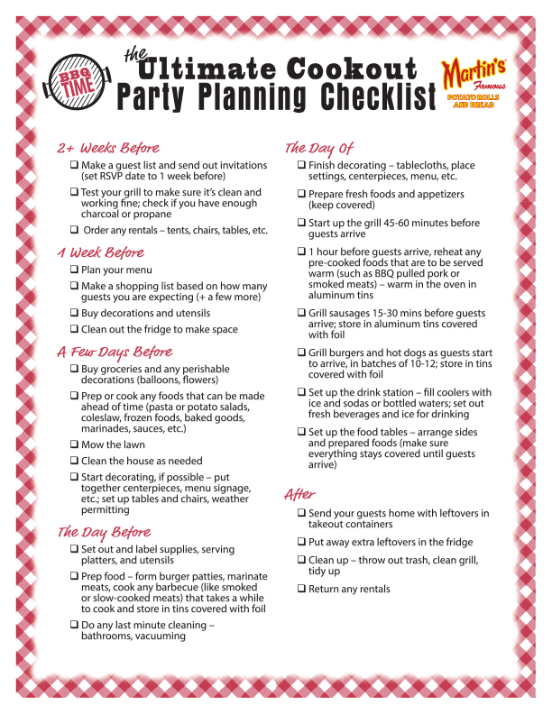 BBQ Party Planning Checklist - Don't Forget These Essentials! 🥗