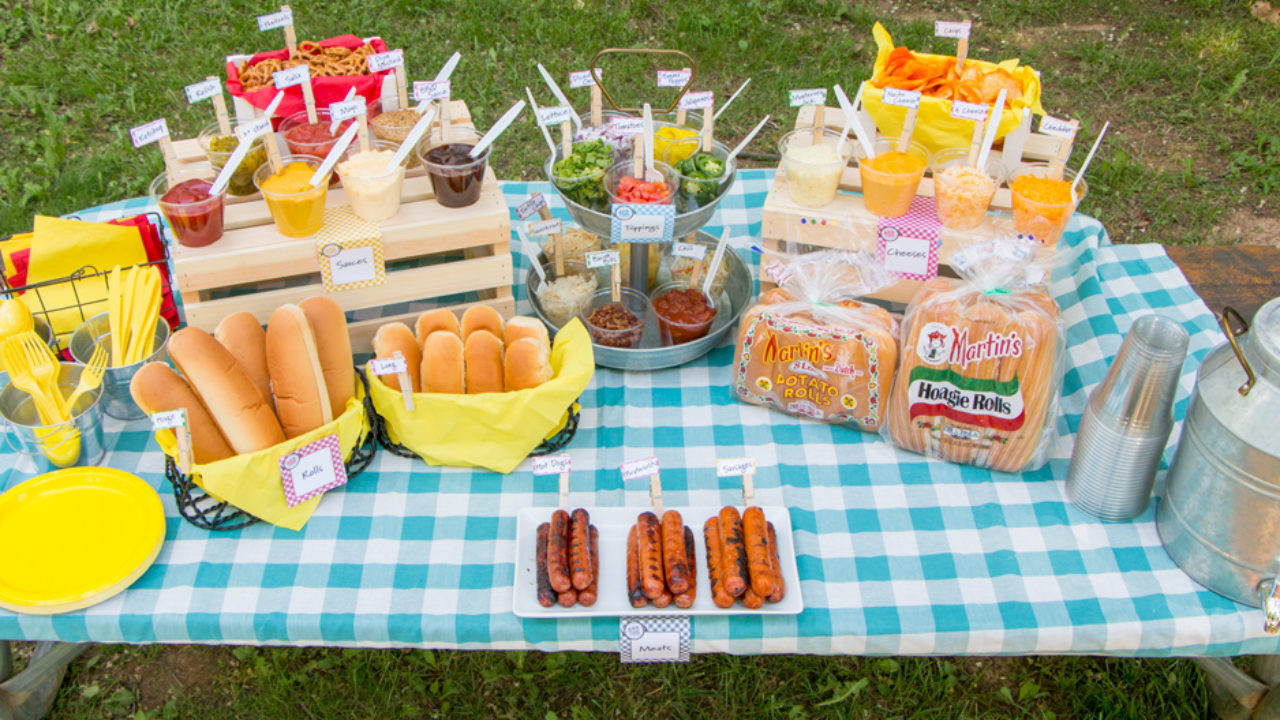 Hot Dog Bar Ideas - SmartyPantsKitchen