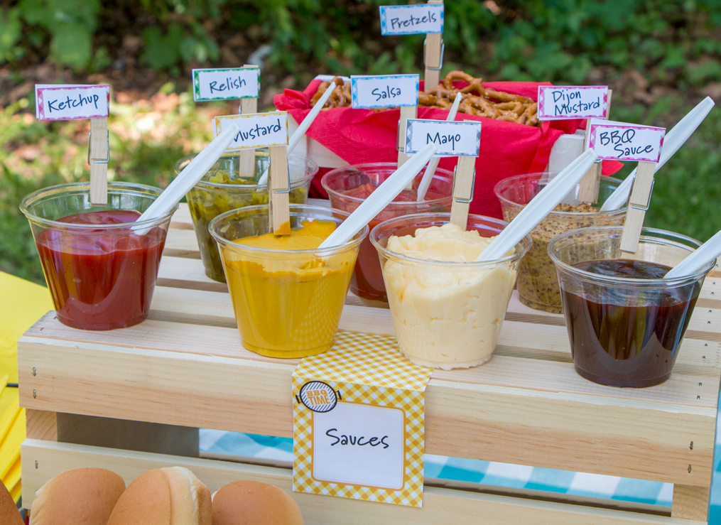 Hot Dog Toppings Bar: The Sauces