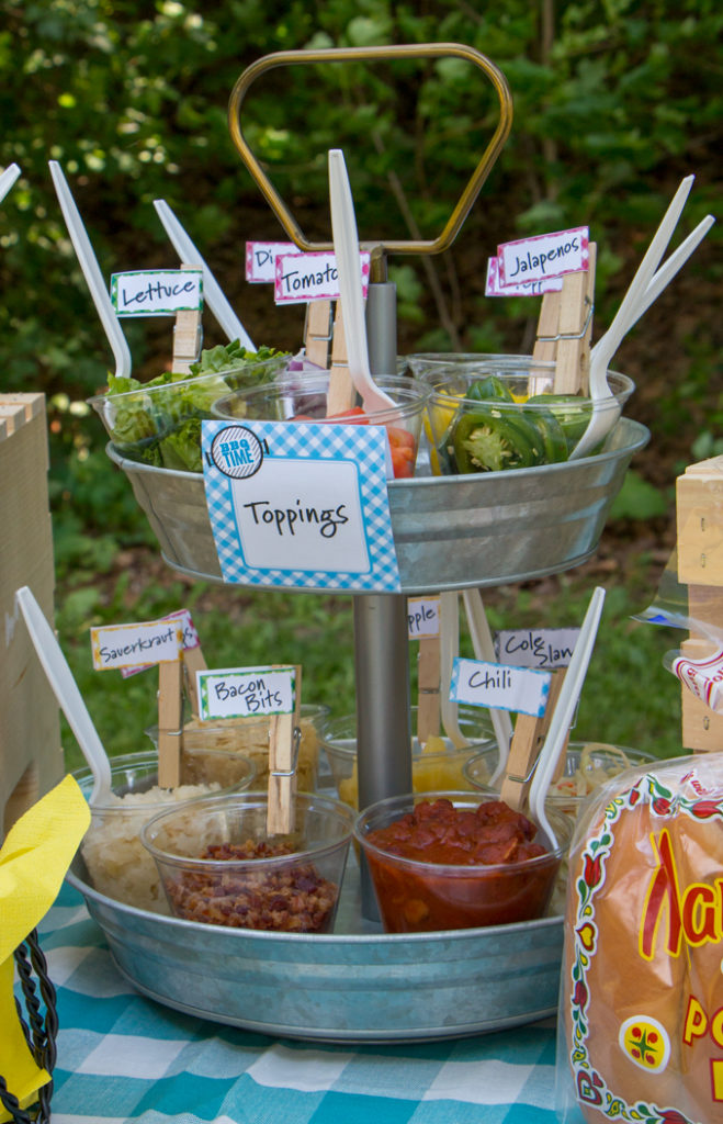 Hot Dog Toppings Bar: The Toppings