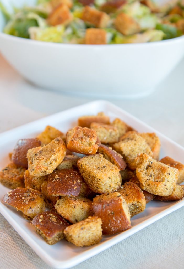 croutons for caesar salad