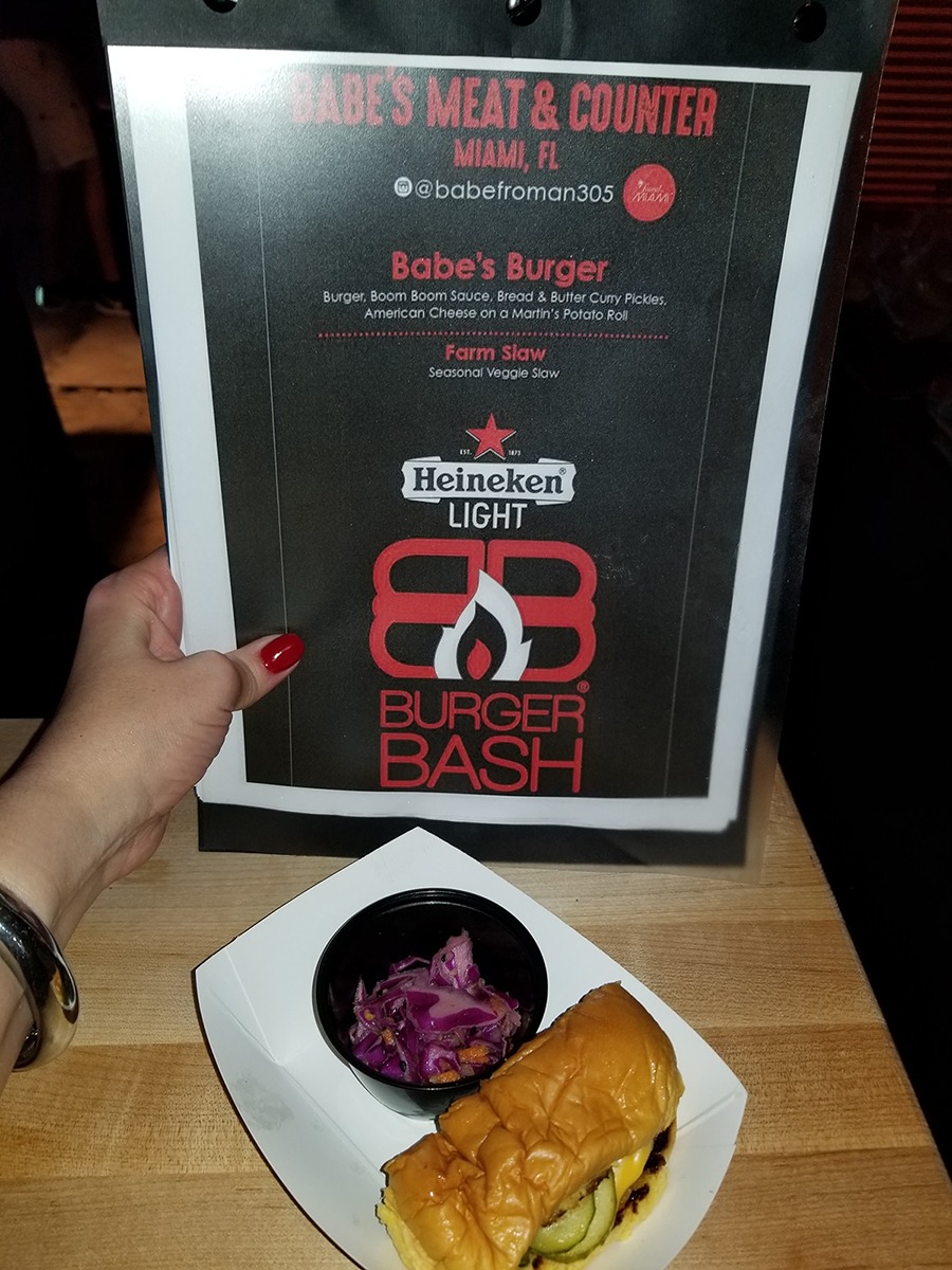 SOBEWFF Burger Bash - Babe's Meat & Counter