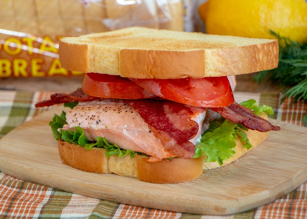 Salmon BLT Sandwiches
