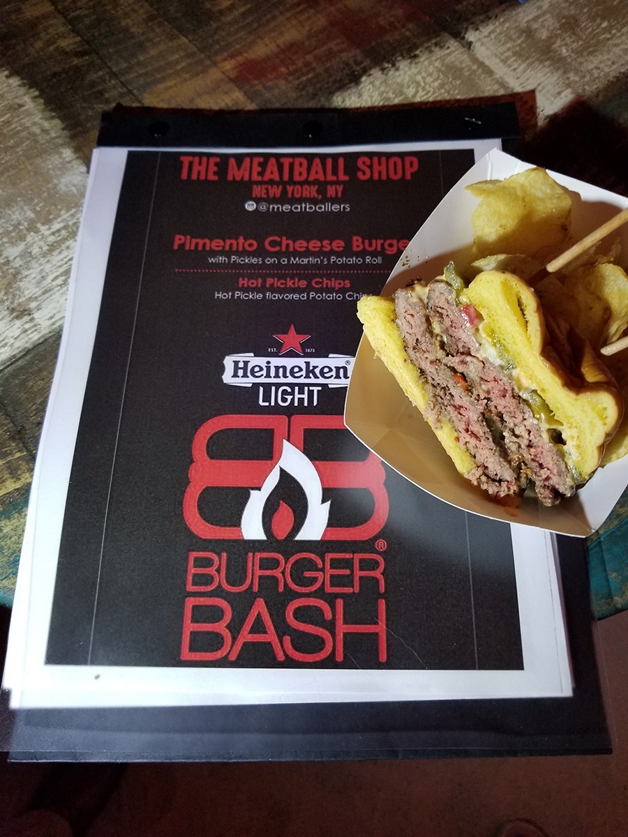 SOBEWFF Burger Bash - The Meatball Shop