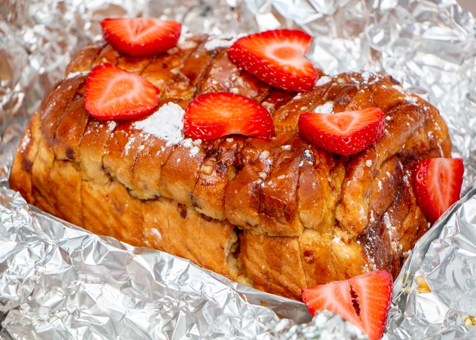 Swirl Bread Campfire French Toast Loaf