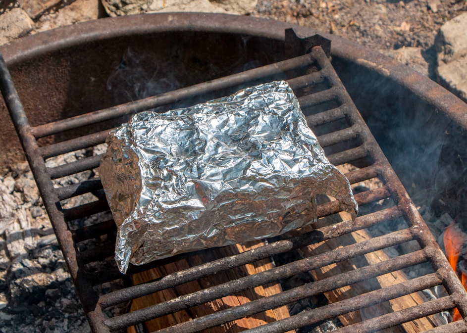 Foil Pack Swirl Bread Over Campfire