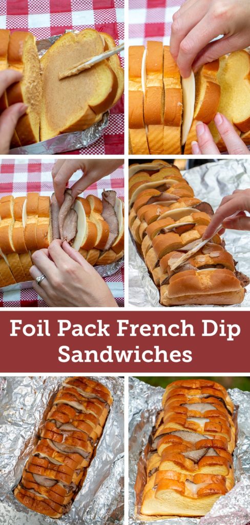 How to Make Foil Pack French Dip Sandwiches