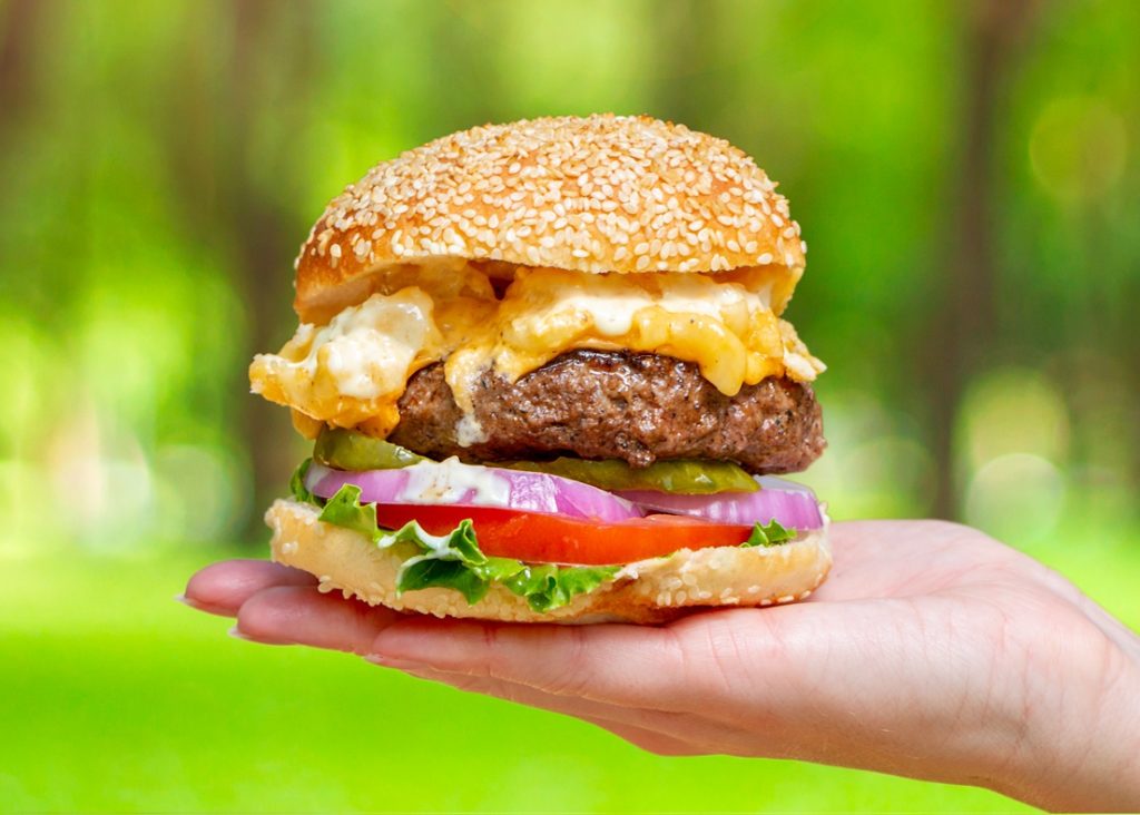 Campfire Burger: Cooking a Hamburger Over a Campfire - Clover Meadows Beef