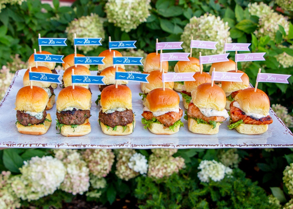 His and Hers Wedding Sliders