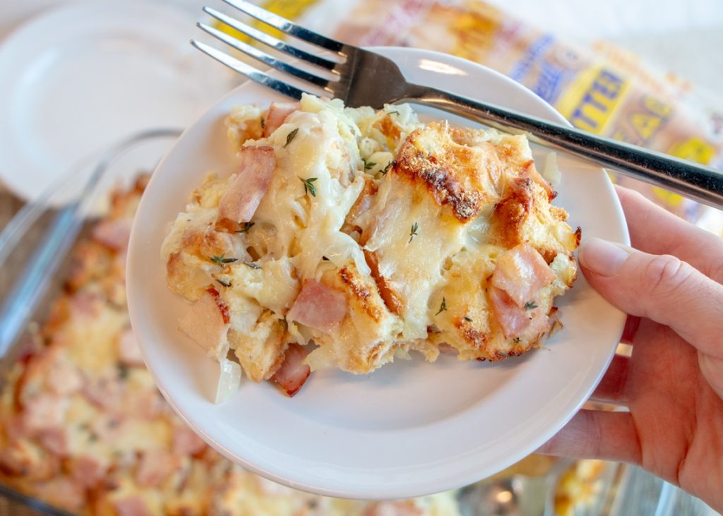Overnight Croque Monsieur Casserole