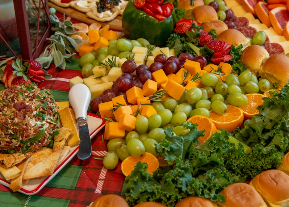 Holiday Grazing Table - closeup