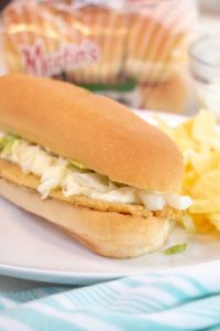 Baked Fish Hoagie