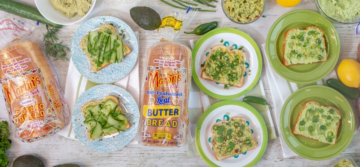 Green Veggie Toasts