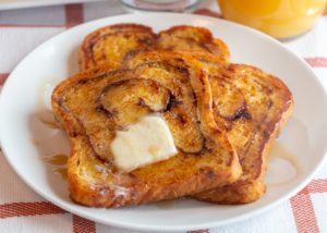 Decadent Cinnamon-Sugar Swirl French Toast