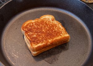 Grilled Cheese in Cast Iron