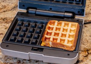 Grilled Cheese in Waffle Iron