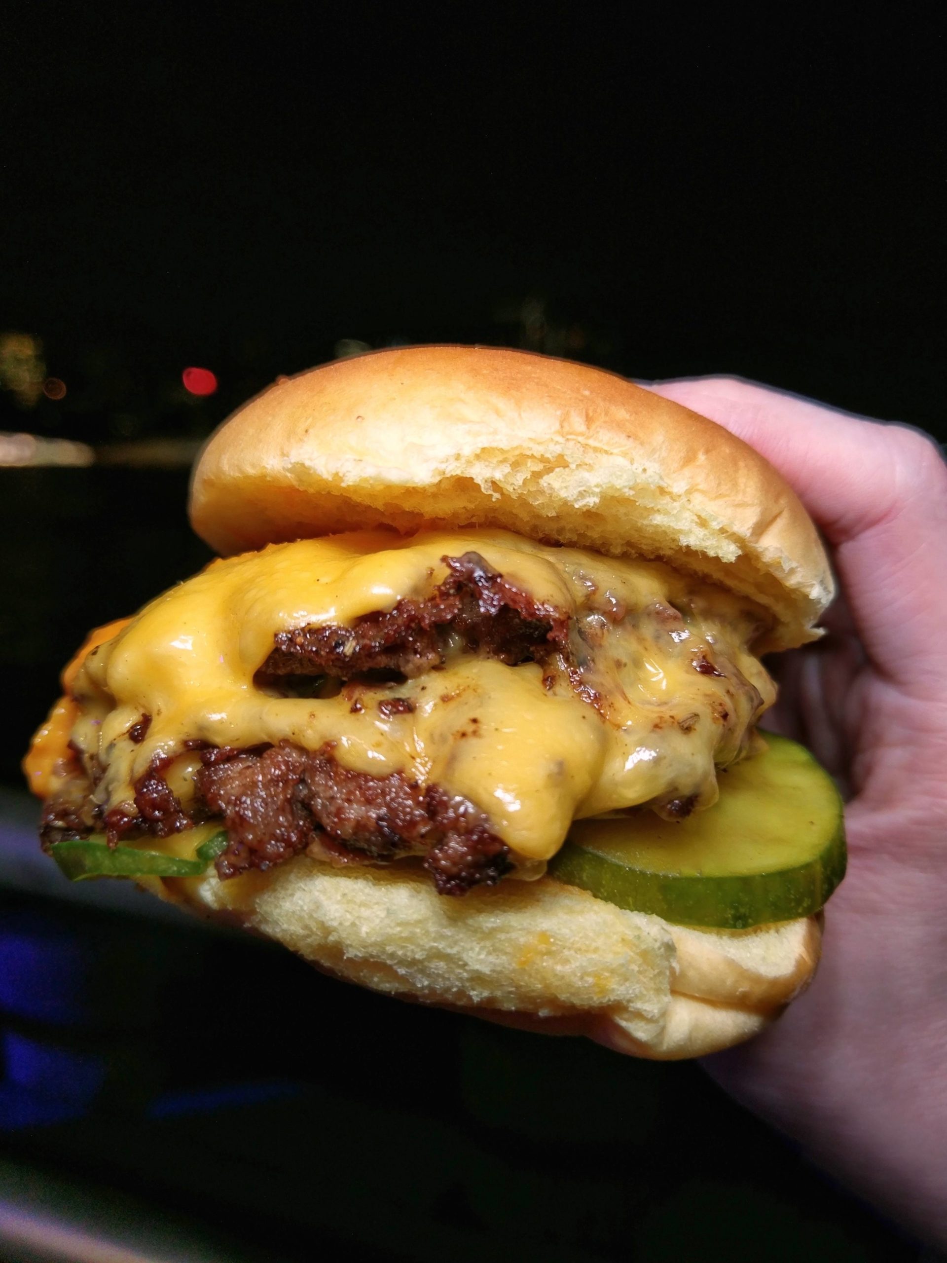 Double Smash Burger - Martin's Famous Potato Rolls and Bread