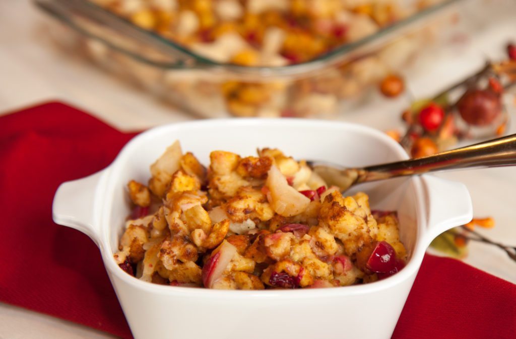 Thanksgiving Recipes | Apple & Cranberry Stuffing