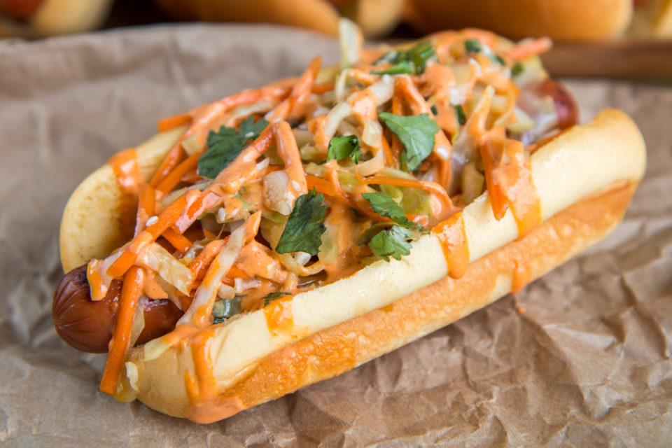 Asian Inspired Hot Dogs - The Tipsy Housewife