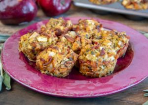 Bacon Apple Stuffing Muffins