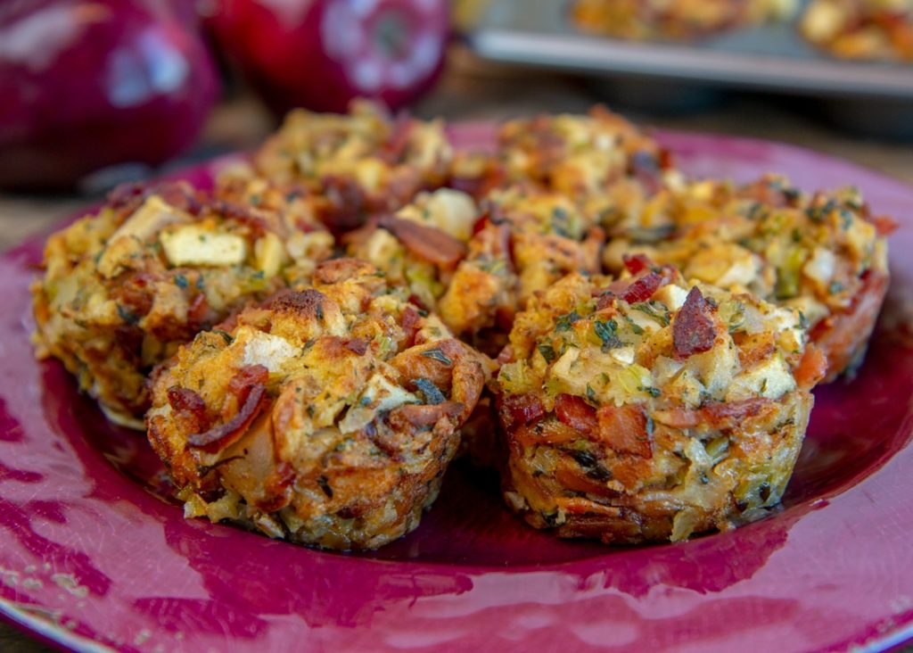 Bacon Apple Stuffins (Stuffing Muffins)