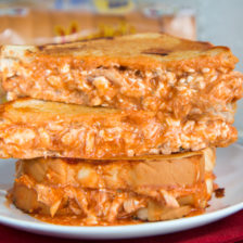 Buffalo Chicken Grilled Cheese