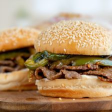 Bulgogi-Style Pepper Steak Sandwiches
