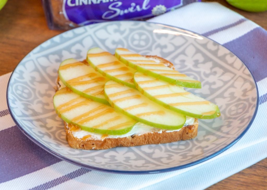 Caramel Apple Swirl Bread Toast