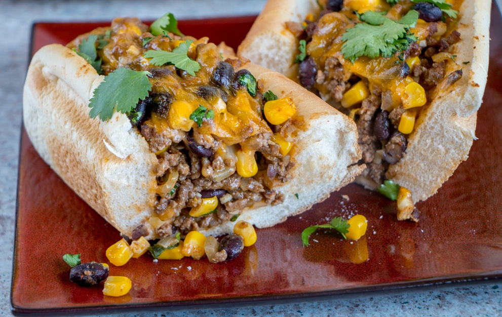 Cheesy-Taco-Hoagies