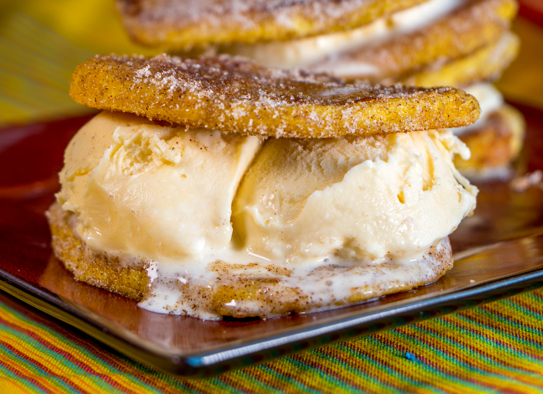 Churro French Toast Ice Cream Sandwich