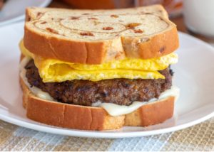 Griddled Maple Breakfast Sandwich