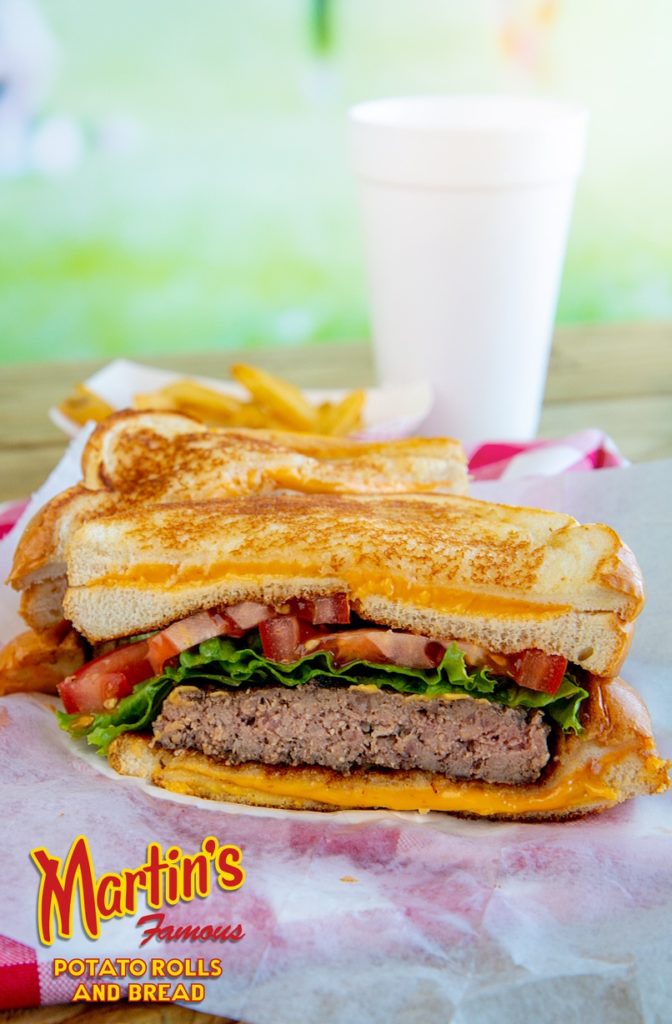 GrilledCheeseBurger.jpg Martin's Famous Potato Rolls and Bread