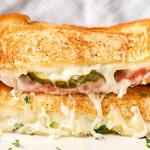 Salami and Pickle Grilled Cheese - Martin's Famous Potato Rolls and Bread