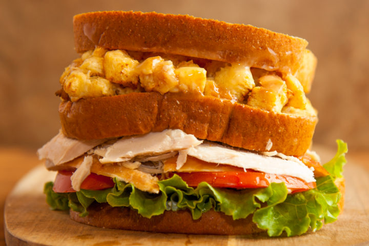 Thanksgiving Grilled Cheese - Martin's Famous Potato Rolls and Bread