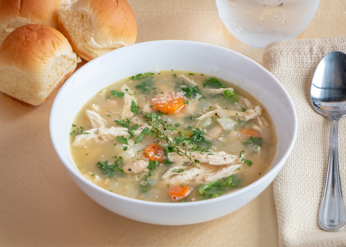 Tuscan-Style-Chicken-Soup3 - Martin's Famous Potato Rolls and Bread