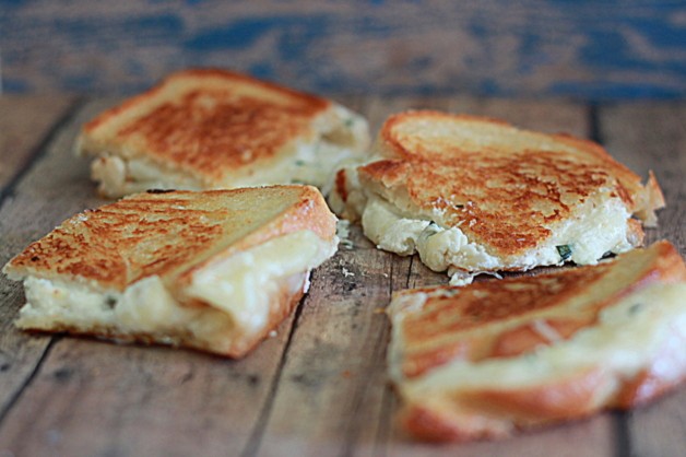 White Pizza Grilled Cheese