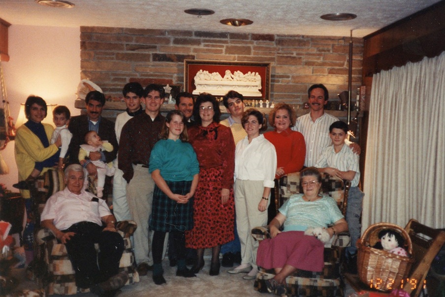 Martin Family at Christmastime, 1991
