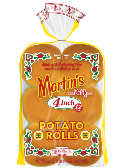 4 Inch Potato Rolls