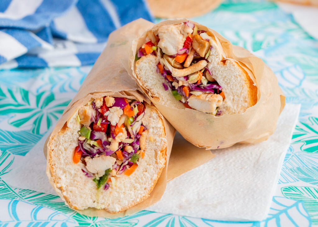 Asian Chopped Chicken Hoagie