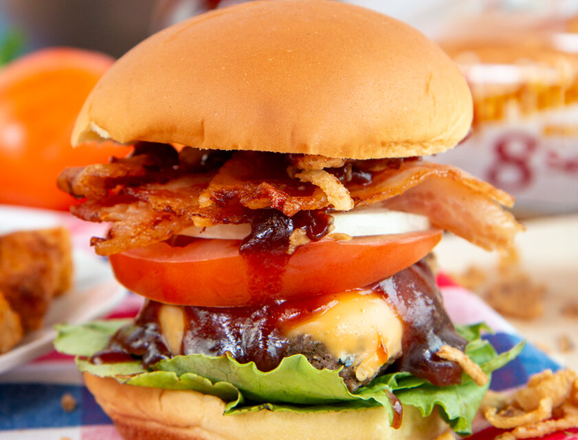 BBQ Bacon Burger - Martin's Famous Potato Rolls and Bread