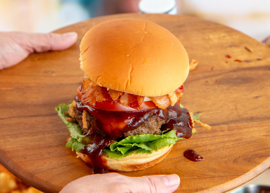 BBQ Bacon Burger - Martin's Famous Potato Rolls and Bread