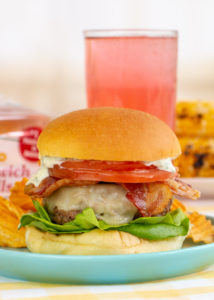 BLT Burger with Basil Aioli