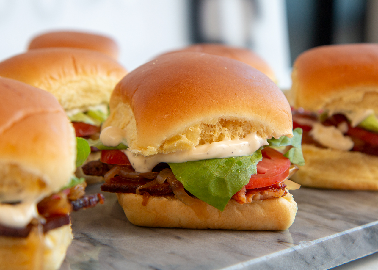 BLT Sliders - Martin's Famous Potato Rolls and Bread