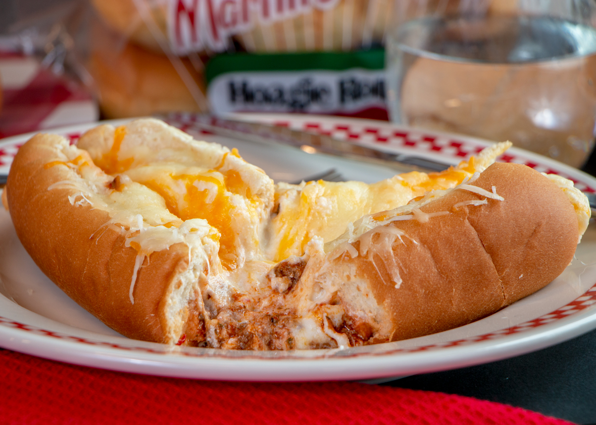 Baked Lasagna in a Bun - Martin's Famous Potato Rolls and Bread
