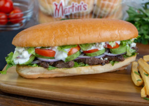 Black and Blue Grilled Steak Salad Hoagie