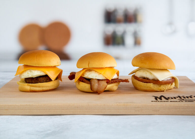 BacktoSchool Breakfast Made Easy Customizable Breakfast Sandwich Martin's Famous Potato