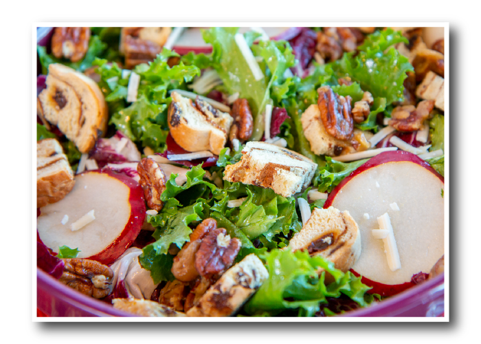 Swirl Bread Recipes | Autumn Salad with Swirl Croutons
